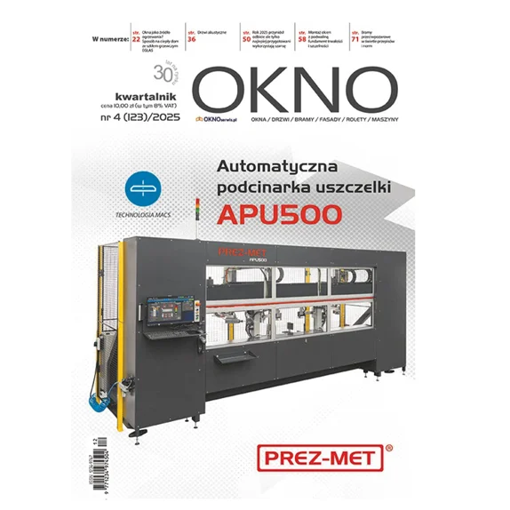 Najnowsze wydanie kwartalnika OKNO – pełen przegląd trendów, technologii i wyzwań branży stolarki otworowej